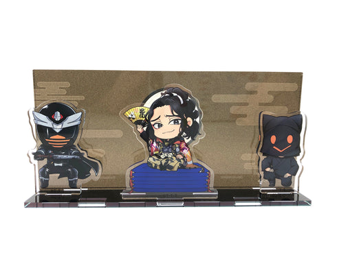 『王様戦隊キングオージャー』5王国アクリルジオラマ/カグラギ、クロダ、ハチオージャー